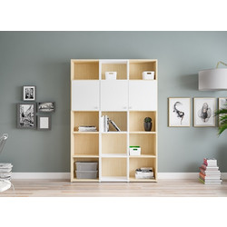 Παιδική Σύνθεση Βιβλιοθήκης Dali 138x195x33cm Alfa Set Comp6 με Επιλογή Χρώματος