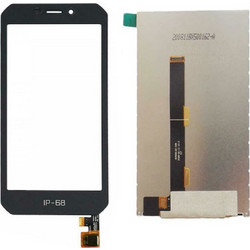 ULEFONE LCD & Touch Panel για smartphone Armor X6/X7/X7 Pro, μαύρη