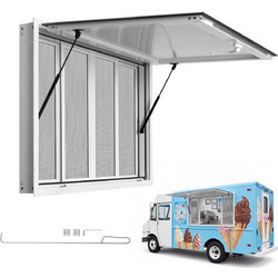 VEVOR Παράθυρο Εξυπηρέτησης για Food Truck από Κράμα Αλουμινίου 1143 x 762 mm FCBWCK4530NCHM5K6001V0