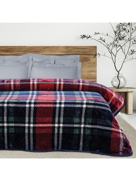 DAS HOME ΚΟΥΒΕΡΤΑ VELOUR MONH 1385 MULTICOLOR