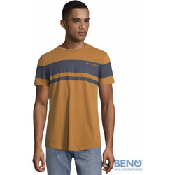 Tom Tailor Ανδρική Μπλούζα Organic Cotton T-Shirt 102693-25985 Ταμπά - Πολύχρωμο