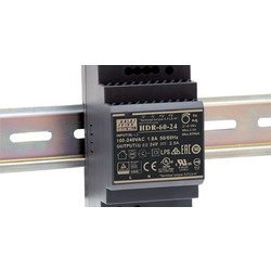 Τροφοδοτικό ραγας MEANWELL HDR-60-24 24V 60W/2.5A - AMA-1-1-42