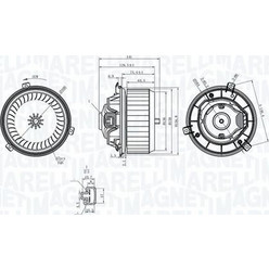 Magneti Marelli 069412363010 - ΒΕΝΤΙΛΑΤΕΡ ΕΣΩΤ.ΧΩΡΟΥ OPEL MOKKA J13 2013-2019