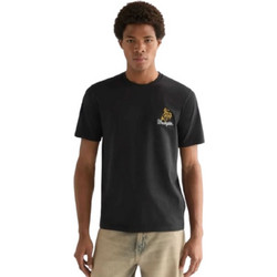 Wrangler Ανδρικό Embroidery T-shirt Regular Fit - BLACK
