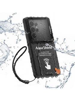 Spigen Aqua Shield Θήκη Αδιάβροχη A604 (ACS11675) Universal 360 Προστασία, Υποστήριξη Αφής, Υποβρύχια IP68, Μαύρη