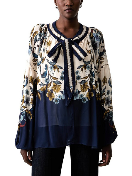 GOLDEN NATURE LONGSLEEVE RELAXED BLOUSE WOMEN FARM RIO