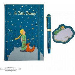 CINEREPLICAS Premium Τετράδιο Α5 με Σκληρό Εξώφυλλο με Στυλό & Memo Pad The Little PRINCE