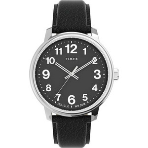 Timex Easy Reader Ανδρικό Ρολόι με Μαύρο Δερμάτινο Λουράκι TW2V21400 Timex Easy Reader Ανδρικό Ρολόι με Μαύρο Δερμάτινο Λουράκι TW2V21400