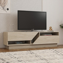 Έπιπλο τηλεόρασης χρώμα Travertine 160x40x45εκ