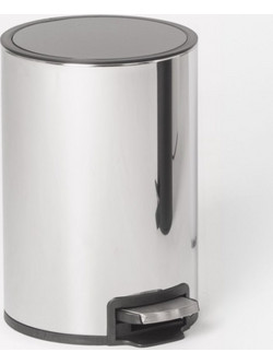 Χαρτοδοχείο Μπάνιου 5lt Soft Close VALI005 Imex Χρωμέ