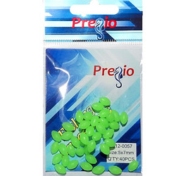 Χάντρα Pregio στενόμακρη μαλακή 12-0057 ΧΡΩΜΑ GREEN ΜΕΓΕΘΟΣ 5x7mm