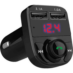 Προσαρμογέας Bluetooth FM Car Kit, FM Modulator, Mp3 Audio Player, 3.1A Car Charger