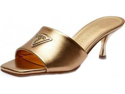 Guess Γυναικεία Mules Lusine In Ecopelle (FLJLUSLEL03-BRONZE)