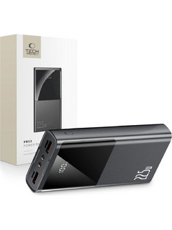 Tech-Protect PB13 Power Bank 20000mAh 22.5W με 2 Θύρες USB-A & Θύρα USB-C Quick Charge 3.0 & Power Delivery Grey