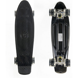 Fish Skateboards 22.5 LED Black
