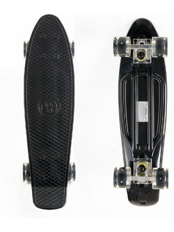 Fish Skateboards 22.5 LED Black