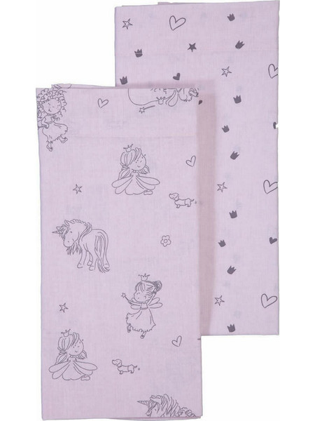 Nef-Nef Σετ Σεντόνια Λίκνου Friendship 70x120cm Pink 2τμχ