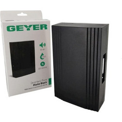 Κουδούνι Πόρτας Pure 80dB με μετασχηματιστή 8V/1A μαύρο ματ