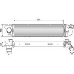 VALEO 818299 - VALEO ΨΥΓΕΙΟ INTERCOOLER