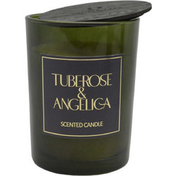 ΑΡΩΜΑΤΙΚΟ ΚΕΡΙ TUBEROSE & ANGELICA ΣΕ ΓΥΑΛΙΝΟ ΔΟΧΕΙΟ ΜΕ ΚΑΠΑΚΙ 8x8x10,5εκ. - Ankor 833153