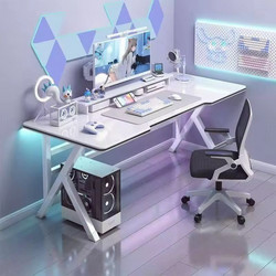 Gaming Γραφείο Υπολογιστή CT002 - 140x60x74 cm Λευκό