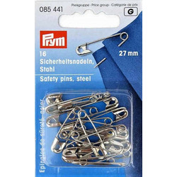 Prym Παραμάνες 16τμχ 27mm 085441 Ασημι