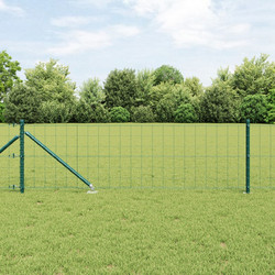 Ευρωπαϊκός Φράκτης με Ακίδες 25 x 0,8 m PVC-Επικαλυμμένο Ατσάλι 3350598