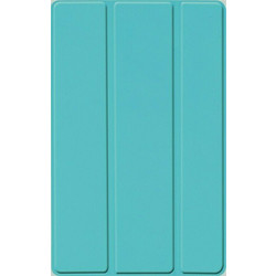 Θήκη Βιβλίο - Σιλικόνη Flip Cover Tri-Fold για Galaxy Tab A7 Lite 8.4" T220 / T225 - Turquoise - OEM