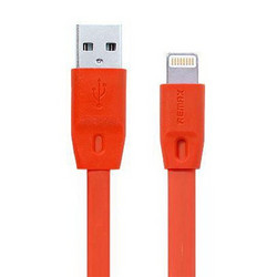 Remax Flat QUICK CHARGE & DATA Cable rc-001i FULL SPEED series for iphone ipad earpods Lightning 2000m red - Remax