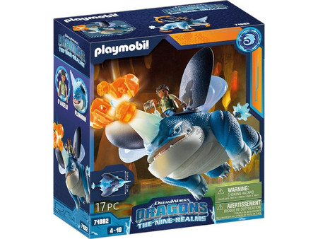 Playmobil Dragons The Nine Realms Plowhorn & D'Angelo για 4-10 Ετών 71082