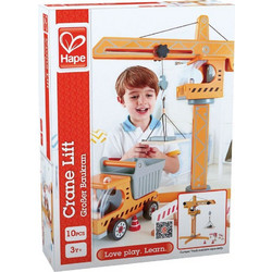 Hape Playscapes Ξύλινος Γερανός Crane Lift