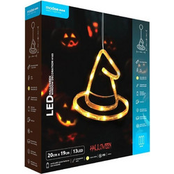 Διακοσμητικό παραθύρου Modee Halloween Led σε σχήμα καπέλου μάγισσας H103 (20x19mm) - (ML-H004)