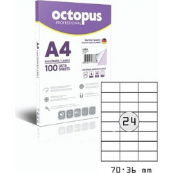 ΕΤΙΚΕΤΕΣ OCTOPUS 0202 70x36 τεμ 2400/Κ 100φ