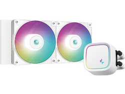Deepcool LE520 White Υδρόψυξη CPU 120mm ARGB για Socket 115x / AM4 / 1200 / 1700 / AM5