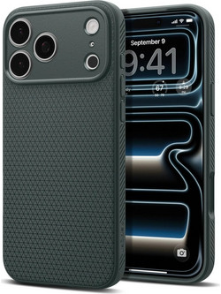 Spigen Liquid Air Back Cover Abyss Green (iPhone 18 Pro / 17 Pro)