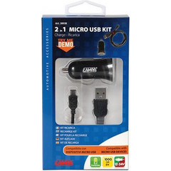 ΚΑΛΩΔΙΟ ΦΟΡΤΙΣΗΣ USB ΓΙΑ MICRO USB 100cm + ΑΝΤΑΠ. ΑΝΑΠΤΗΡΑ USB 12/24V BLUE LINE