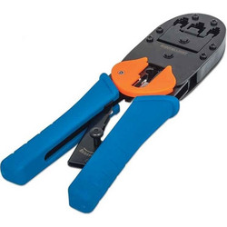 Intellinet Universal Modular Plug Crimping Tool, For RJ45, RJ12 and RJ11 modular plugs 211048
