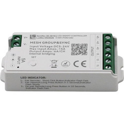 Adeleq Ντίμερ Για Ταινία LED Μονόχρωμη TUYA SMART WiFi 12V/24VDC 15A 30-3618