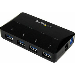 StarTech ST53004U1C USB Hub 3.0 USB-A με 5 Θύρες USB-A & Εξωτερική Παροχή Ρεύματος