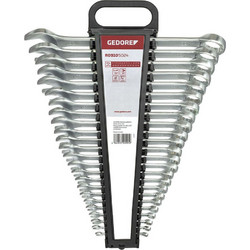 Γερμανοπολύγωνα Gedore red Ratchet Spanner Set metric 24-pieces