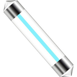 VenCore 3216-10130 - C5W Festoon 42mm - Λάμπα LED Σωληνωτή για Βάση C5W 42mm Festoon 1 Filament LED 0.45W 140 Lumen 12 Volt Γαλάζιο Ice Blue