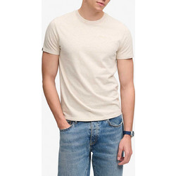 SUPERDRY D1 ESSENTIAL COMPANY LOGO TEE ΜΠΛΟΥΖΑ ΑΝΔΡΙΚΟ M1012465A-O3G Ecru