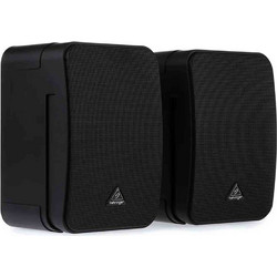 Behringer 1-C Παθητικά Ηχεία Τοίχου 25W Αδιάβροχα Μαύρα (Ζεύγος)