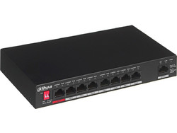 Dahua PFS3009-8ET1GT-96 Unmanaged L2 Switch με 8 Θύρες Ethernet 1Gbps