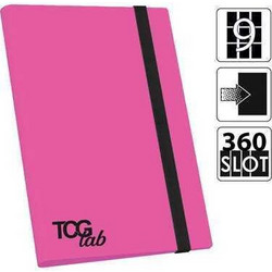 TcgLab 9-Pocket Premium Trading Card Binder/Album - Pink (360 Slots)