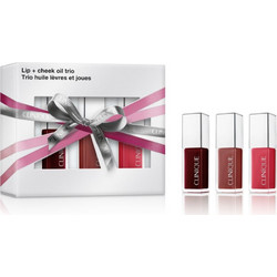 Clinique Holiday Lip + Cheek Oil Trio Set σετ δώρου για τα χείλη
