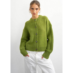 Topshop Flora Γυναικεία Ζακέτα Πλεκτή Πράσινη 31001413