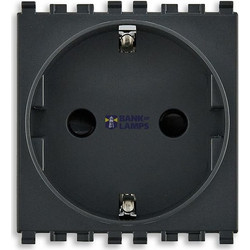2P+E 16A German SICURY outlet grey