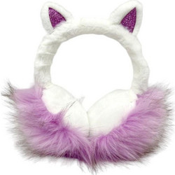 Tinka - Ear Warmers - White/Purple (8-800415)