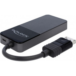 DeLock video splitter Μετατροπέας DisplayPort male σε DisplayPort female 1τμχ